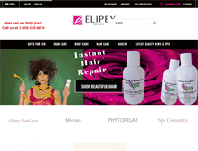 Tablet Screenshot of elipeycosmetics.com